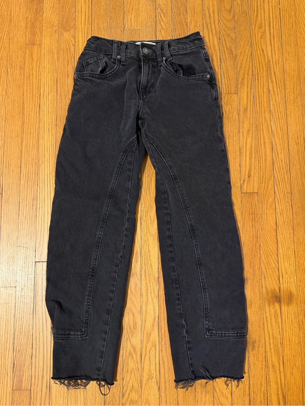 We The Free Risk Taker High Rise Straight Black Jeans - Women’s 24 - Picture 3 of 12